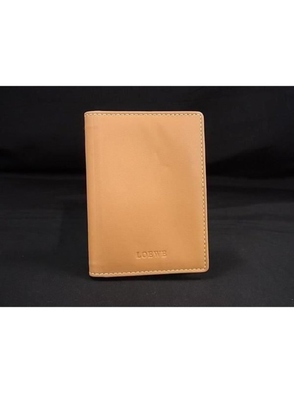Loewe Leather Notebook Notepad Stationery Brown Fu2084